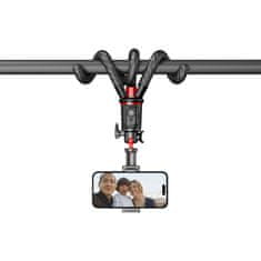 Tech-protect L07S Flexible bluetooth selfie tyč so statívom, čierna
