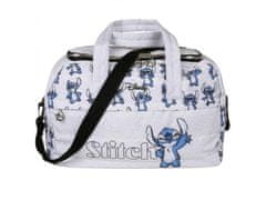 Disney Stitch Disney Grey mélange cestovná taška, priestranná 40x25x20 cm 