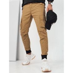 Dstreet Pánske bojové nohavice khaki ux4176 XL