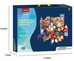 iMex Toys Magnetická guličková dráha 206ks