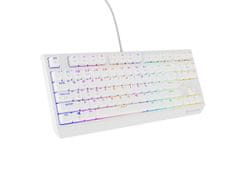 Genesis herná klávesnica THOR 230/TKL/RGB/Outemu Red/Drôtová USB/US layout/Biela