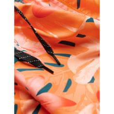 OMBRE Pánske plavecké šortkyV1 OM-SRBS-0140 oranžové MDN124996 L