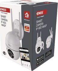 EMOS GoSmart Venkovní otočná kamera IP-800 WASP s Wi-Fi, bílá