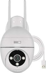 EMOS GoSmart Venkovní otočná kamera IP-800 WASP s Wi-Fi, bílá