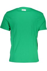  Perfektné Pánske Tričko Krátky Rukáv Zelená Farba: Zelená, Veľkosť: S