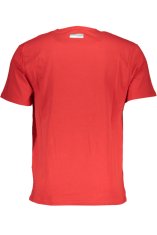 Bikkembergs  Perfektné Pánske Tričko Krátky Rukáv Červená Farba: červená, Veľkosť: XL