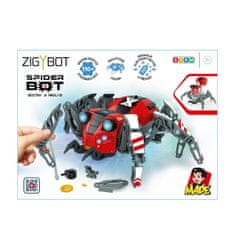 Robot Zigybot Spider, stavebnica, 110 dielikov