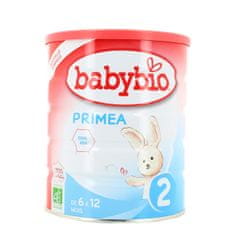 Babybio 3x PRIMEA 2 dojčenské bio mlieko 800 g
