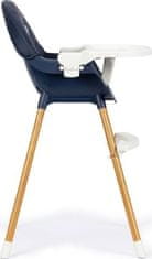 EcoToys Jedálenská stolička 2v1 Tmavo modrá