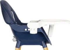 EcoToys Jedálenská stolička 2v1 Tmavo modrá
