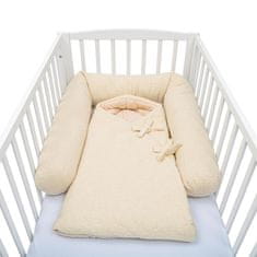 NEW BABY Zavinovačka, spací vak Teddy krémová - 55x40 cm