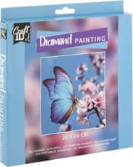 Grafix Diamantové maľovanie Motýľ 20x20cm