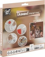 Grafix Diamantové maľovanie Roztomilé šteňa 20x20cm