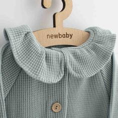 NEW BABY Dojčenský kabátik na gombíky Luxury clothing Laura šedý - 86 (12-18m)