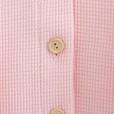 NEW BABY Dojčenský kabátik na gombíky Luxury clothing Laura ružový - 92 (18-24m)