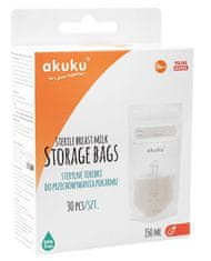 AKUKU Jednorázové sterilní sáčky na skladování pokrmů - 150 ml, 30 ks, Akuku