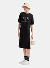 Armani Exchange Čierne dámske šaty Armani Exchange XS