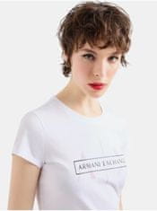 Armani Exchange Biele dámske tričko Armani Exchange XS