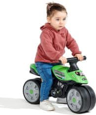 Falk odrážedlo Baby Moto Team Bud Racing zelené