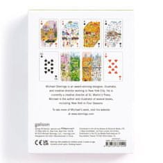 Galison Sada hracích karet Čtyři roční období - Michael Storrings