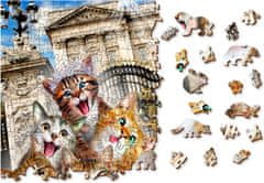 Wooden city Drevené puzzle Mačiatka v Londýne 200 dielikov