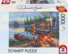 Schmidt Puzzle Brehy jazera Loon Lake, New York 1000 dielikov