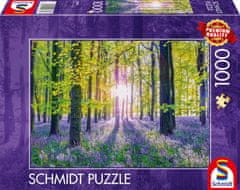 Schmidt Puzzle Tichý les s modrými zvončekmi 1000 dielikov