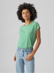 Vero Moda Dámske tričko VMAVA Regular Fit 10284469 Bright Green (Veľkosť L)