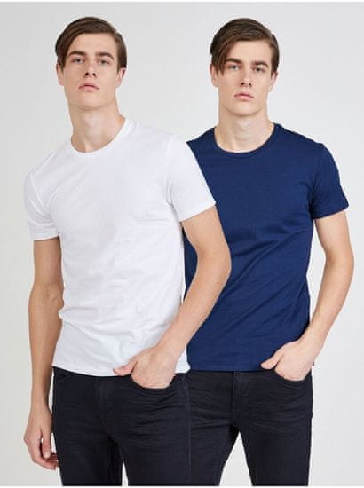 Levis Sada dvou pánských triček v bílé a modré barvě Levi's The Perfect