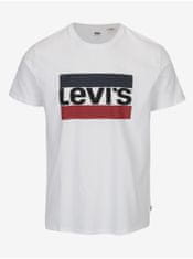Levis Biele pánske tričko s potlačou Levi's XL
