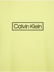 Calvin Klein Žlté pánske tričko na spanie Calvin Klein L