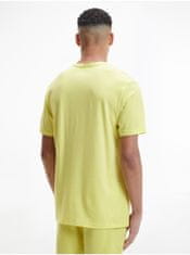 Calvin Klein Žlté pánske tričko na spanie Calvin Klein L