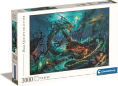 Clementoni Puzzle Podmorská bitka 3000 dielikov