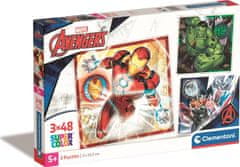Clementoni Puzzle Avengers 3x48 dielikov