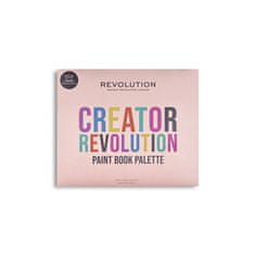 Makeup Revolution Paletka očných tieňov Creator Paint Book (Eyeshadow Palette) 30 g