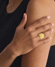 Calvin Klein Masívny pozlátený prsteň Elemental 35000646 (Obvod 56 mm)