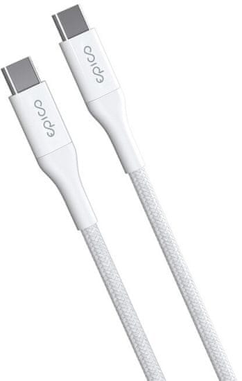 EPICO nabíjecí kábel USB-C, opletený, 100W, 2m, biela