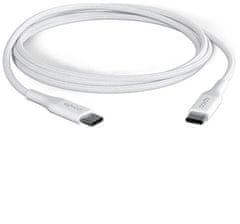 EPICO nabíjecí kábel USB-C, opletený, 100W, 1.2m, biela