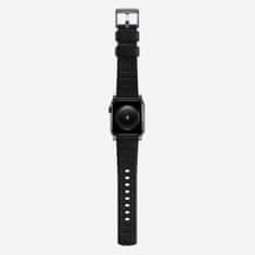 Nomad Active Band Pro - Vodotesný remienok pre Apple Watch 45 / 49 mm, čierny, strieborný