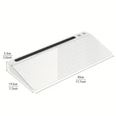 HOME & MARKER® Multifunkčná kancelárska doska/organizér/zápisník na stôl (1x panel 45x20 cm, 1x čierna fixka) | DESKNOTE