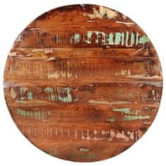 shumee Stolová doska Ø 70x2,5 cm okrúhla masívne recyklované drevo