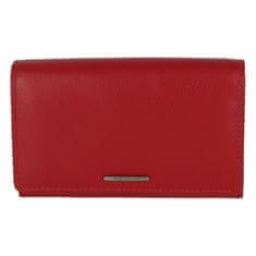 Bellugio Dámska kožená peňaženka Fiona, červená