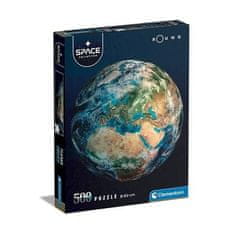 Kulaté puzzle Space: Země 500 dílků