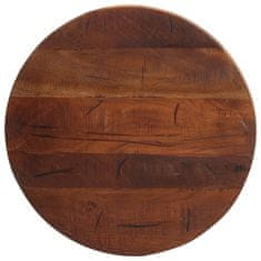 shumee Stolová doska Ø 60x2,5 cm okrúhla masívne recyklované drevo