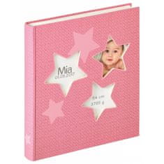 WALTHER detský fotoalbum Estrella ružový 28x30.5 50 bielych strán kniha