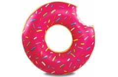 CoolCeny Veľký nafukovací kruh – Donut 120 cm - Ružová