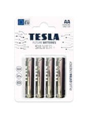 TESLA - batéria AA SILVER+, 4 ks, LR06