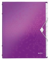 LEITZ Triediaca kniha WOW - A4, 12 priehradok, purpurová