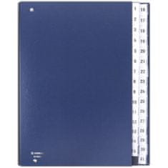 Donau Kniha doručenej pošty - A4, 1-31, modrá navy