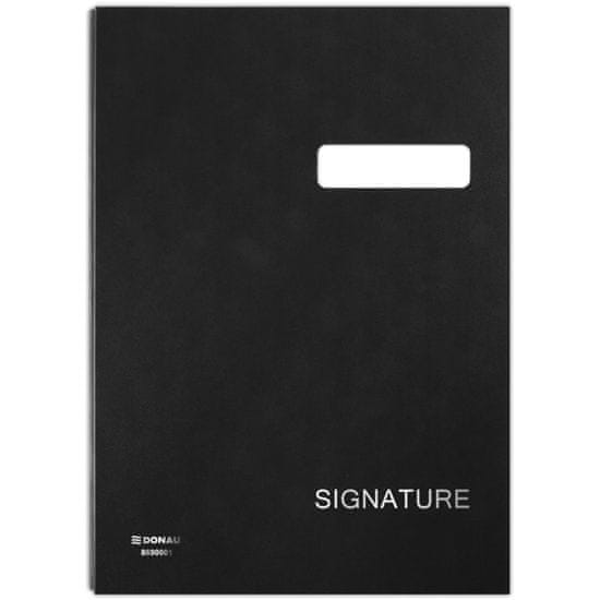 Donau Podpisová kniha - A4, čierna